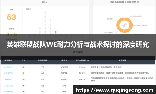 英雄联盟战队WE耐力分析与战术探讨的深度研究
